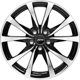 Autec Brixen 8 x 20 5 x 112 ET47 MB57,1 Schwarz Poliert