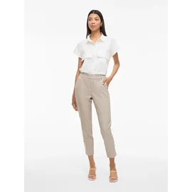 VILA VIVARONE HW Slim Fit Hosen Beige 36