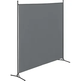 [en.casa] En.Casa, Paravent Sichtschutz Spanische Wand Dunkelgrau