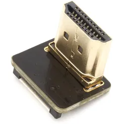 HDMI Typ A Stecker, nach unten gewinkelt, für DIY HDMI Kabel
