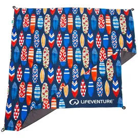 Lifeventure Picknickdecke Surfboards blau 150 x 150 cm