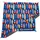 Lifeventure Picknickdecke Surfboards blau 150 x 150 cm