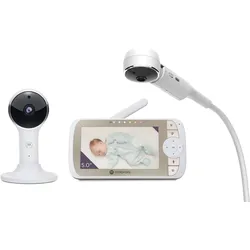Motorola Babyphone »Video Nursery VM65X Connect WiFi«, mit Krippenhalterung Motorola weiß