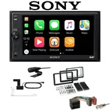 Sony Autoradio Apple CarPlay DAB+ Bluetooth für Alfa Romeo Brera mit Navi