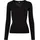 URBAN CLASSICS Knitted Pullover Mit V-ausschnitt Black L