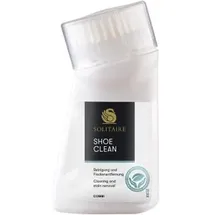 Solitaire Shoe Clean - Reinigung und Fleckentfernung für Schuhe mit Bürste, Transparent (Transparent), 75.00 ml