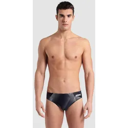 Badehose Slip Herren arena Halftone Print - Team Black - 3