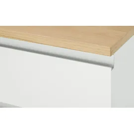 VOSS MÖBEL Salea 60 x 108 x 31 cm weiß / mit Schubladen, Soft Close
