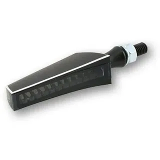 Highsider LED Sequenz-Blinker STS 1, schwarzes 2C Gehäuse, getöntes Glas.