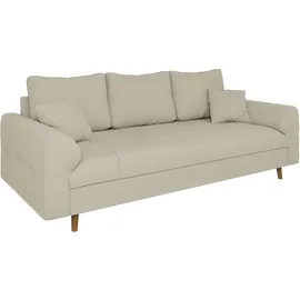 s-style möbel 3-SITZER-SOFA Alma Beige Cord