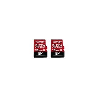 Patriot Memory 128GB A1 / V30 Speicherkarte für Android-Telefone und -Tablets, 4K-Videoaufnahme - 2er Pack