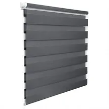 Woltu Doppelrollo 70 x 150 cm grau
