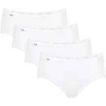 SLOGGI BASIC+ Midi-Slip 4er-Pack Weiß 42