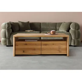 MASSIVMOEBEL24.DE Couchtisch Wildeiche natur geölt 120 x 45 x 70 cm