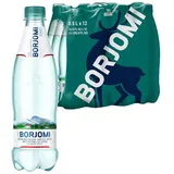 BORJOMI Natuerliches Mineralwasser mit Kohlensaeure versetzt, 12er Pack x 500ml