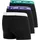 Nike Trunk Boxershorts schwarz/blau/grün M 3er Pack