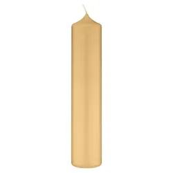 Kopschitz Kerzen Altarkerzen, Kaminkerzen Beige 300 x Ø 70 mm, 4 Stück, Kerzen mit Dornbohrung in RAL Kerzengüte Qualität