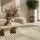 KADIMA DESIGN Teppich Beige, 140x200 cm, – Böden, Teppiche, Hochflorteppiche & Shaggys
