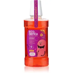 Ecodenta Super + erfrischendes Mundwasser für Kinder Geschmack Strawberry 250 ml