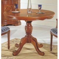JVmoebel Esstisch Luxus Rund Tisch Massiv Holz Italien Esszimmer Tische Möbel braun