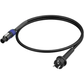 Neutrik 1036410 Strom Anschlusskabel Schwarz/Blau 1.5m
