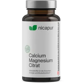 NICAPUR Calcium Magnesium Citrat Kapseln 60 St.