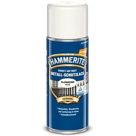 Hammerite Metall-Schutzlack Weiß glänzend 0,4 l