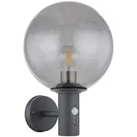 GLOBO LED Wandleuchte mit Bewegungsmelder Außenwandlampe dimmbar mit Fernbedienung