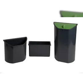 Exacompta Top Line Öko-Papierkorb 26 l Schwarz