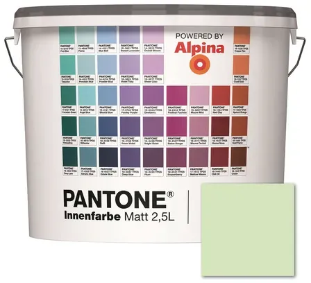 ALPINA Wandfarbe »Pantone«, Wandfarbe »Pantone«, Innenfarbe Ambrosia 2,5 Liter matt - gruen