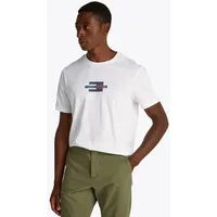 Tommy Hilfiger Flag Box Kurzarm-T-Shirt White M