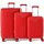 Benzi 5820 Koffer-Set 3-tlg. rot