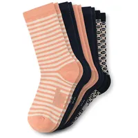 SCHIESSER 5P Stay Fresh, Women Bluebird Socks Rosa Muster
