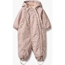 Wheat Adi Babyoverall, Rose Dust Flowers, 80