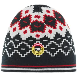 Eisbär Bubi OS Mütze schwarz/weiß/rot