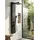 Badplaats Duschpaneel, Hudson mit Mischbatterie Schwarz PVC – 120 x 20 cm,