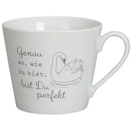 Krasilnikoff Happy Cup Tasse 0,4 l Weiß