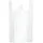 Papstar Hemdchen-Tragetaschen, HDPE 48 cm x 27 cm x 12 cm weiß 2500 Stück