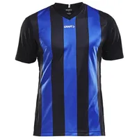 Craft Progress Stripe Trikot Kurzarm - schwarz|blau M