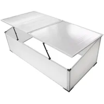 vidaXL Frühbeet ohne Boden mit 2 Deckeln