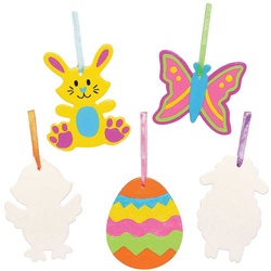 Oster Keramik-Dekorationen  (pro Set 5) Bastelaktivitäten zu Ostern