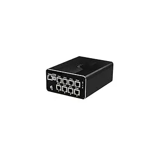 MNBOXCONET Firewall Appliance Core i3-1115G4, Micro 8 Port I226V 2.5G LAN Mini PC Hardware Router, Barebone, OPNsense, USB C Port, TF Slot