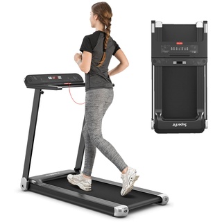 Costway Laufband für Zuhause | 0,75 HP Elektromotor | 3 Modi 12 Programme | LED Display | Geschwindigkeit 0-12 km/h | App-kontrolliert | Bluetooth-Lautsprecher