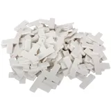 Toolland Fugenkreuz, T-Form, 100 Stück, Kunststoff, Weiß, Fugenbreite 10 mm