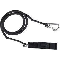 ION Wing Leash Core Waist Leine 25, Farbe: 900 black, Konfiguration: 5’5’’