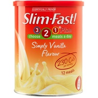 Slim-Fast Simply Vanilla Flavour Milkshake Powder 438g (Pack of 3)