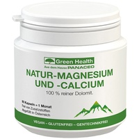 Green Health Natur-Magnesium und -Calcium 90 Kapseln