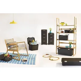 Curver Regal mit 3 Schubladen Braun