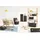 Curver Regal mit 3 Schubladen Braun