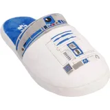 Star Wars - Herren Hausschuhe NS6766 (45,5 EU - 47 EU) (Blau/Weiß/Grau) - Blau - 47